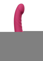 Lovense Lapis Rechargeable Silicone App Control Dual End Strapless Strap-On Vibrator - Magenta/Pink