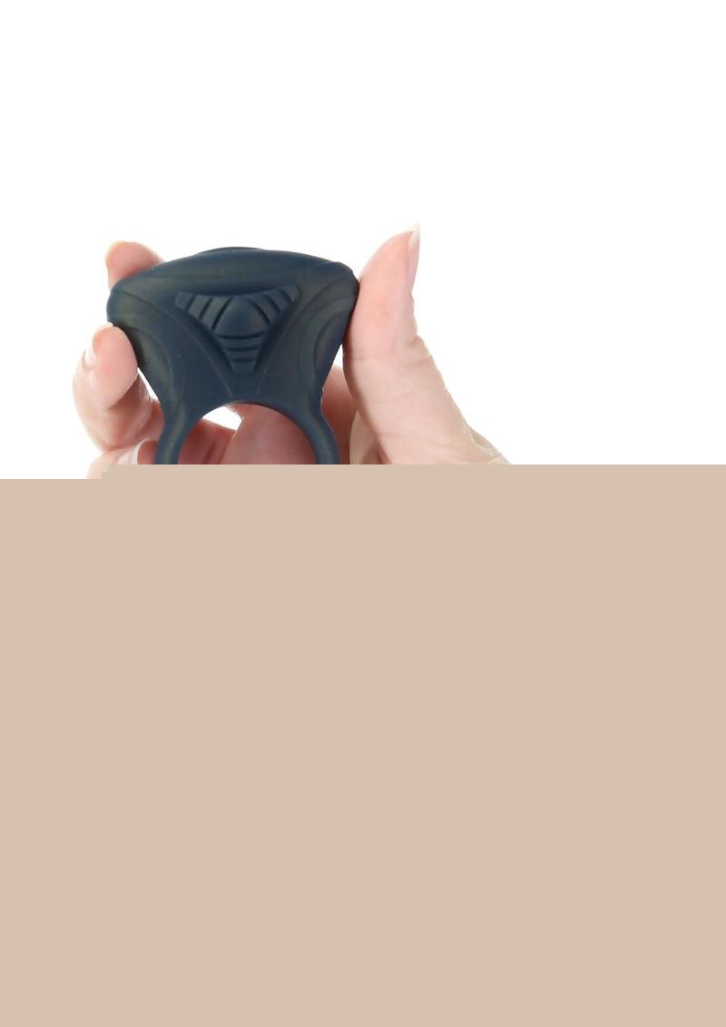 Lux Active Circuit Rechargeable Silicone Cock Ring with Remote Control