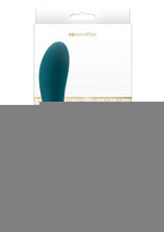 Luxe Aura Rechargeable Silicone Clitoral Stimulator - Teal