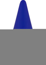 Luxe Candy Rimmer Silicone Butt Plug - Blue/Indigo - Small