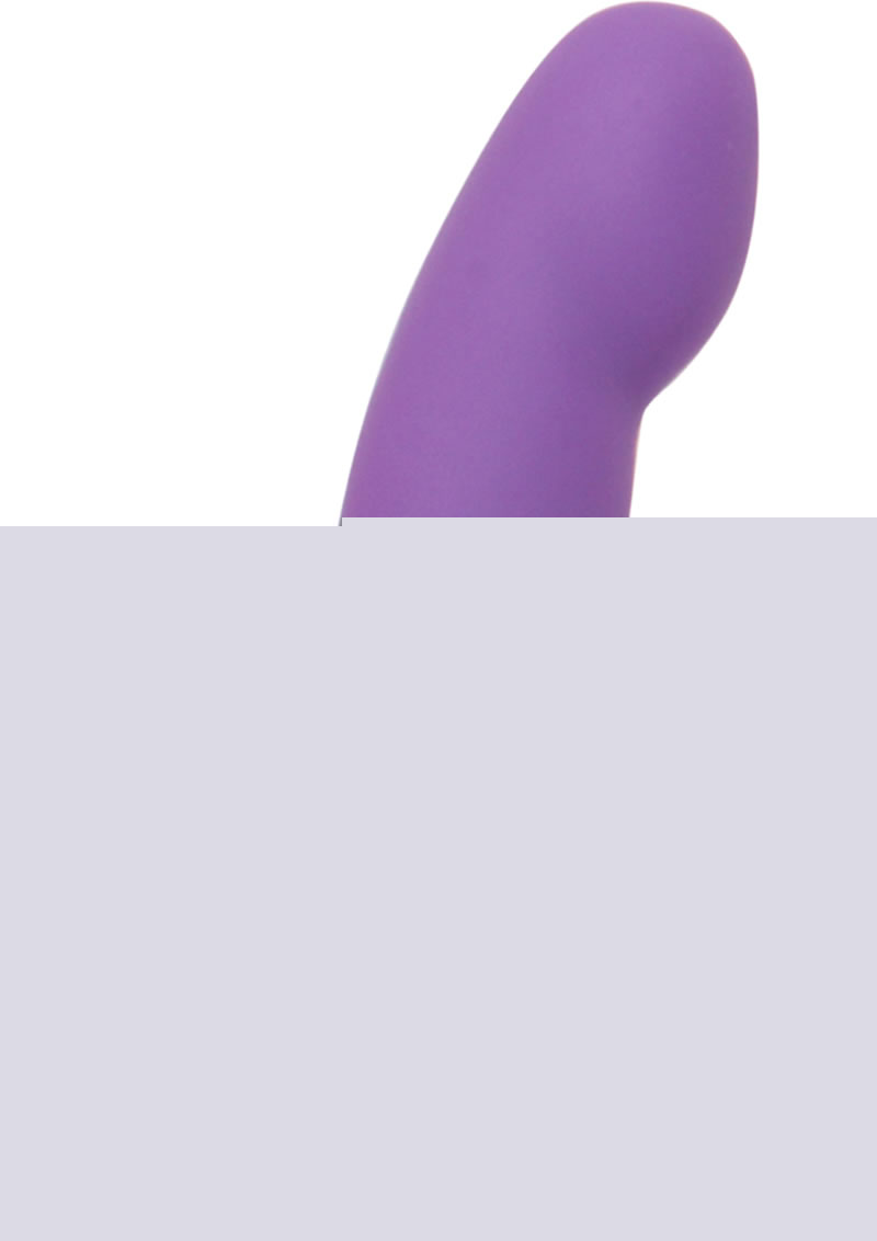 Luxe Cici Silicone Dildo - Purple - 6.5in