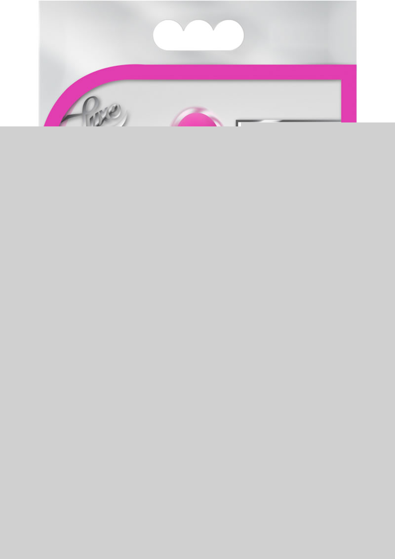 Luxe Discover Silicone Vibrator Butt Plug - Pink