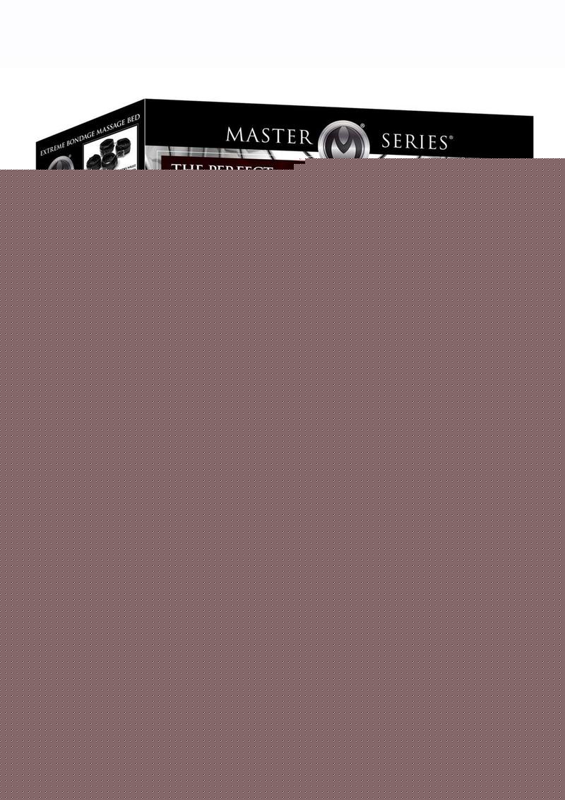 Master Series Bondage Massage Bed - Black