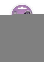 Ouch! Beaded G-Spot Silicone Dildo 8in - Metallic - Purple