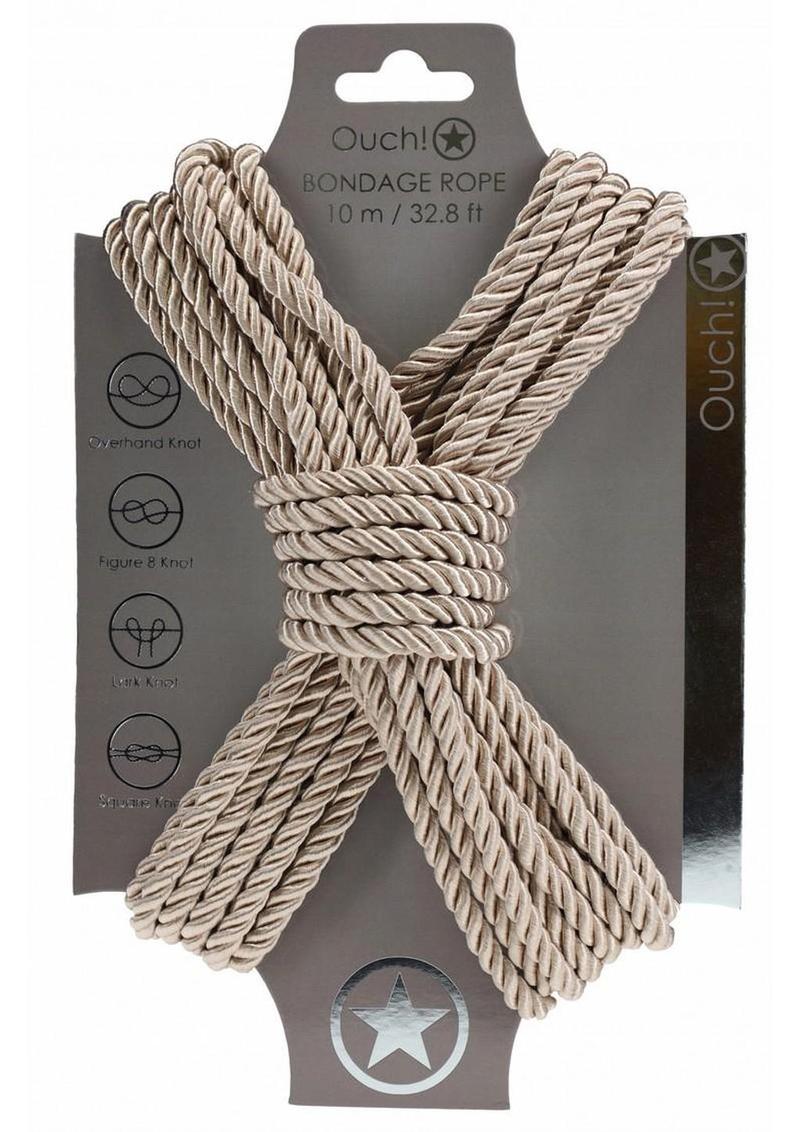 Ouch Bondage Rope 10 Meter Nylon - Gold