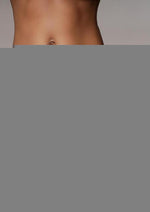 Ouch! Vibrating Strap-On Thong with Adjustable Garters Rechargeable - Black - Large/Medium