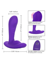 Pinpoint Pleaser Silicone Rechargeable P-Spot Vibrator with Remote Control