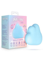 Play with Me Cuddle Cloud Rechargeable Silicone Clitoral Massager - Blue