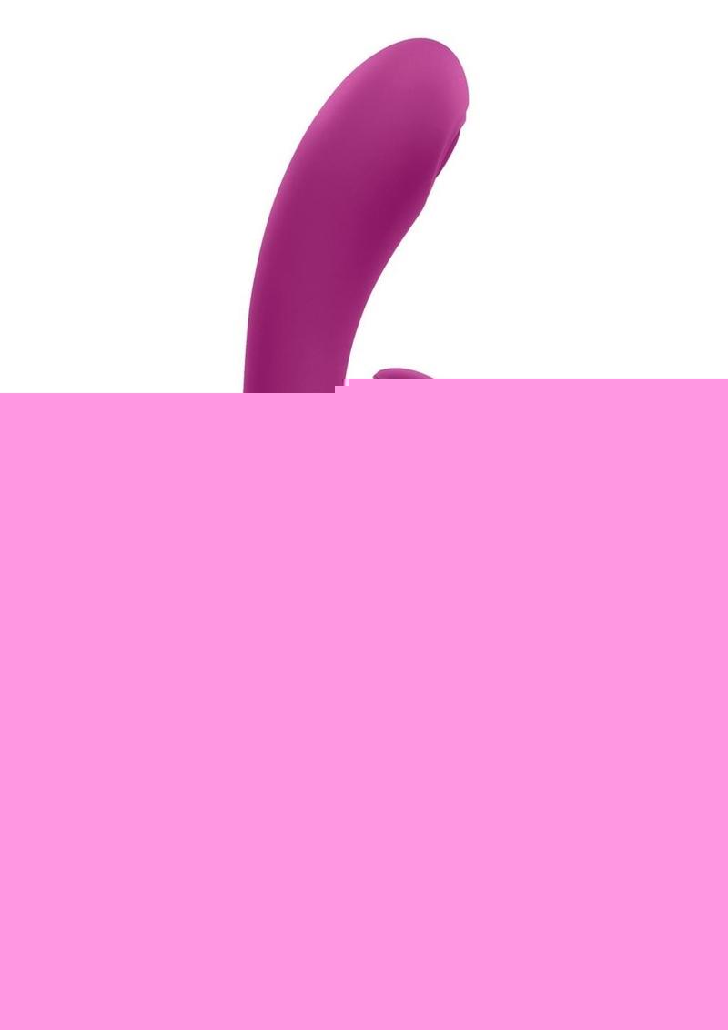 Playboy Thumper Rechargeable Silicone Rabbit Vibrator - Purple