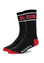 Prowler Red Sub Socks - Black/Red/White