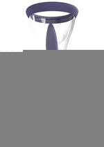 Pumped Enhanced Automatic 13 Speed Silicone Rechargeable Vulva and Breast Pump - Purple
