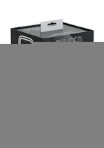 Pumped Vibrobator Pressure Suction 9 Function Vibrating Rechargeable Masturbator - Grey/Gun Metal