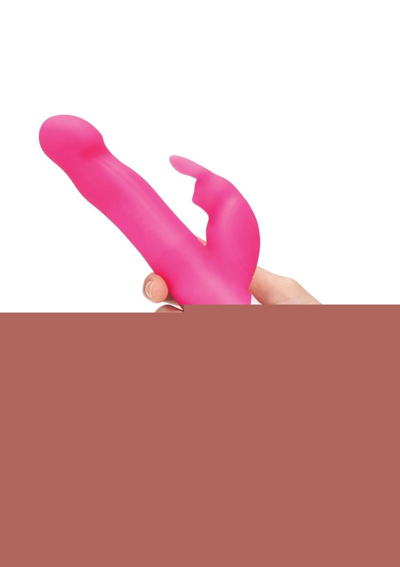 Rabbit Essentials Silicone Rechargeable Slim Shaft Rabbit Vibrator