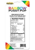 Rainbow Pussy Pops Candy Fruity Flavor