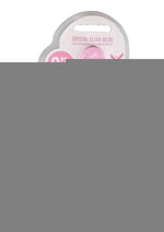 Realrock Crystal Clear Dildo with Balls - Pink - 9in