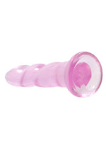Realrock Crystal Clear Non Realistic Dildo with Suction Cup