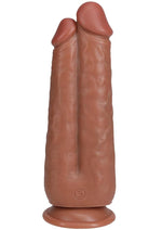 Realrock Ultra Realistic Skin Two In One - Caramel - 7in/8in