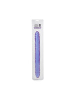 Reflective Gel Veined Double Dildo