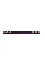 Rouge Leather Adjustable Cock Strap - Black
