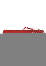 Rouge Leather Three Flap Paddle - Red