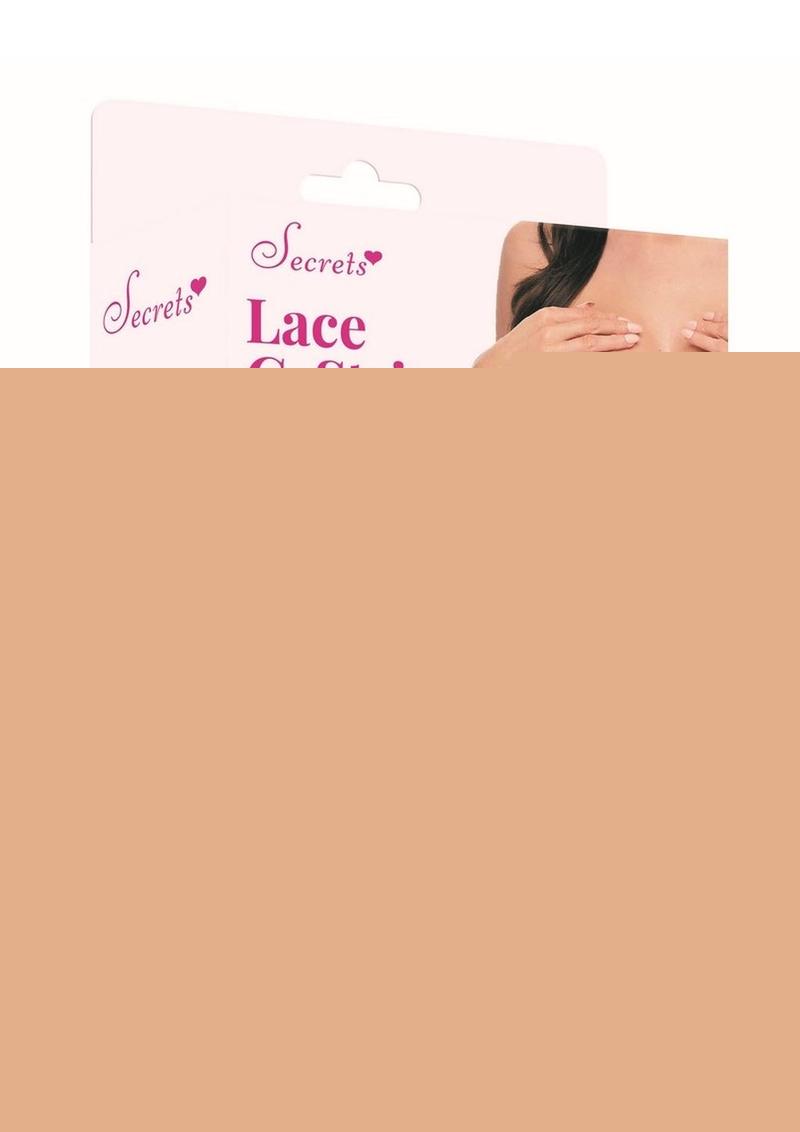 Secrets Lace Panty and Rechargeable Remote Control Panty Vibe - Black - One Size