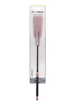 Sex and Mischief Brat Crop - Black/Rose Gold