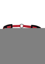 Sex and Mischief Ex's Andamp; Oh's Bound and Belted - Black/Red