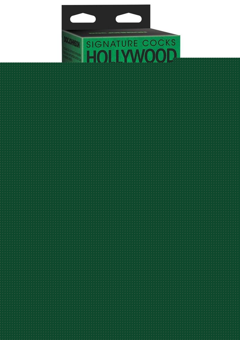 Signature Cocks Ultraskyn Hollywood Cash Dildo with Removable Suction Cup - Chocolate - 11in