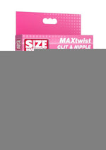 Size Matters Maxtwist Clit and Nipple Triple Sucker - Pink - Set