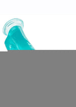 Size Queen Dildo with Balls - Blue - 12in