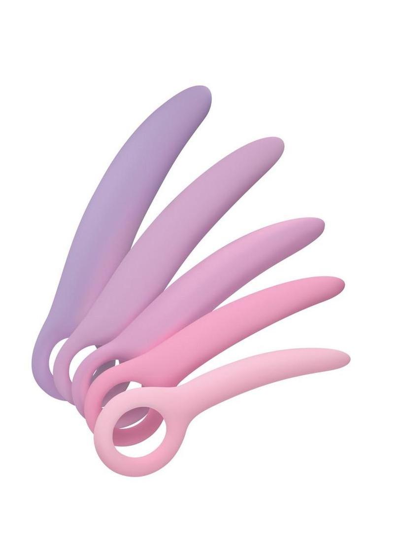 Skins Care Curved Silicone Dilators - Pink/Purple - 5pc/Set