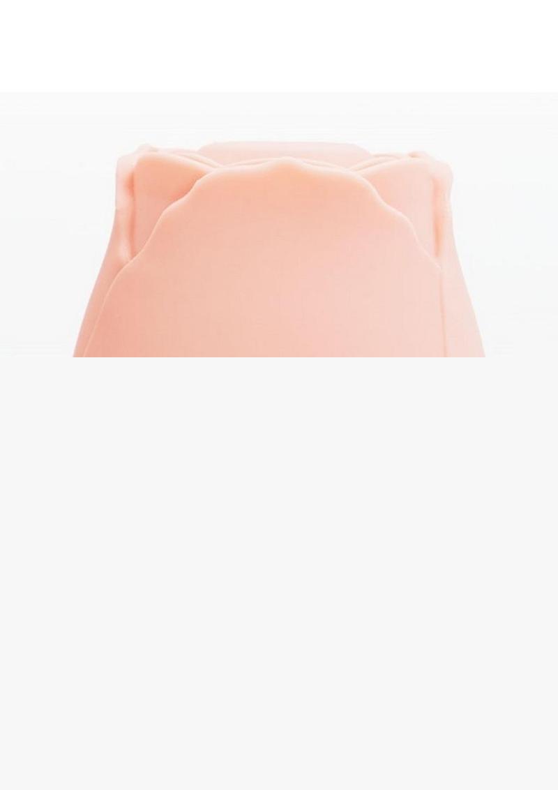 Skins Rose Buddies Rose Purrz Rechargeable Silicone Clitoral Vibrator - Beige