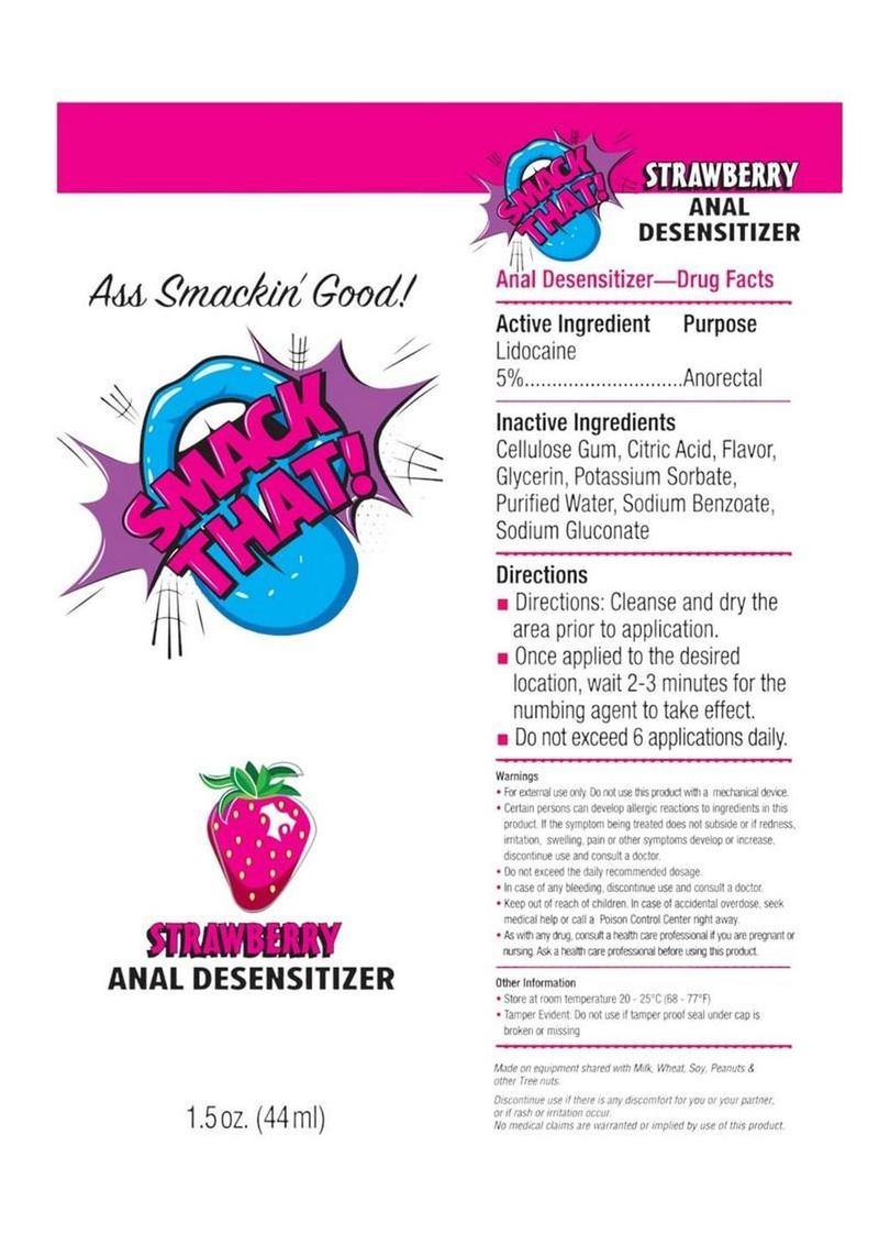 Smack That Anal Desensitizer