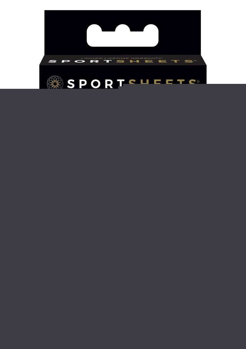 Sportsheets Rubber O Ring Cock Ring - Black - 4 Pack
