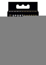 Sportsheets Rubber O Ring Cock Ring - Black - 4 Pack