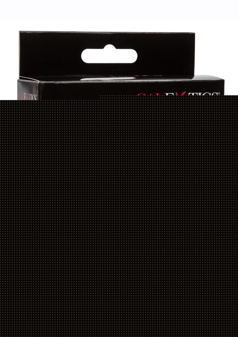 Steel Beaded Dual Silicone Maximizer Cock Ring - Black