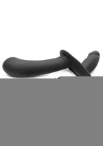 Strap U 28x Rechargeable Silicone 28x Large Double Dildo with Harness and Remote Control