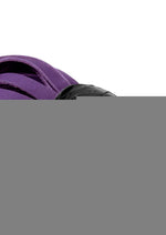 Strict Leather Nubuck Flogger - Black/Purple