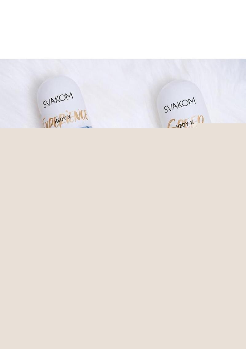 Svakom Hedy X-Mix Stroking Sleeve - Vanilla - 5 Piece/Set