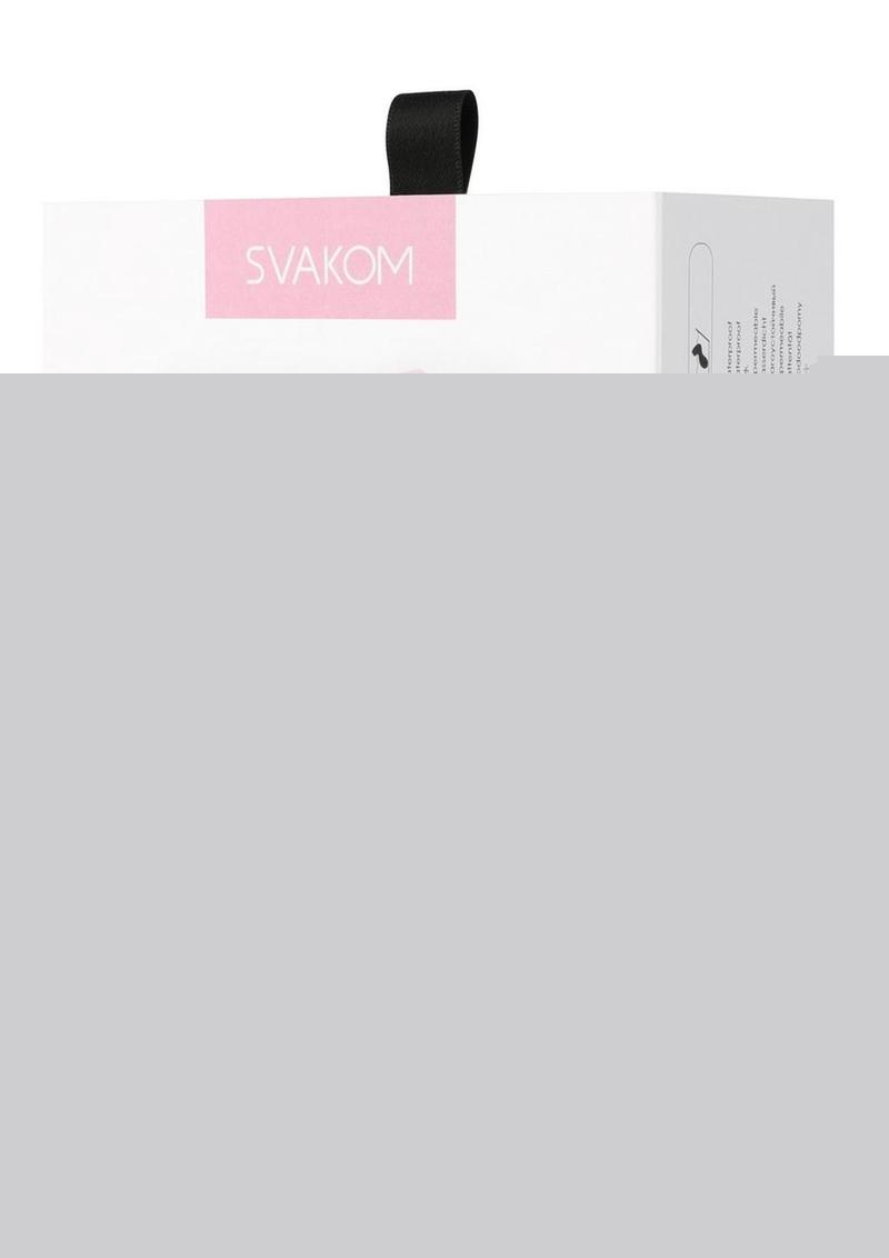 Svakom Pulse Pure Silicone Clitoral Stimulator - Pink/Silver