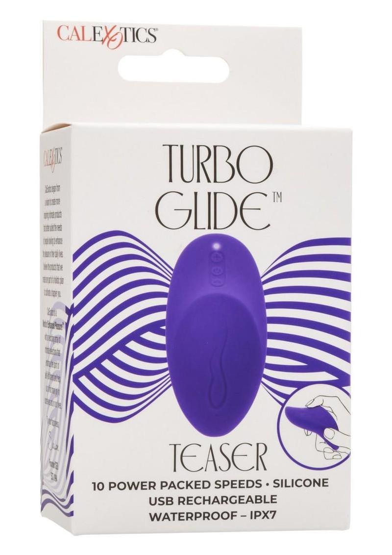 Turbo Glide Teaser Rechargeable Silicone Massager - Purple