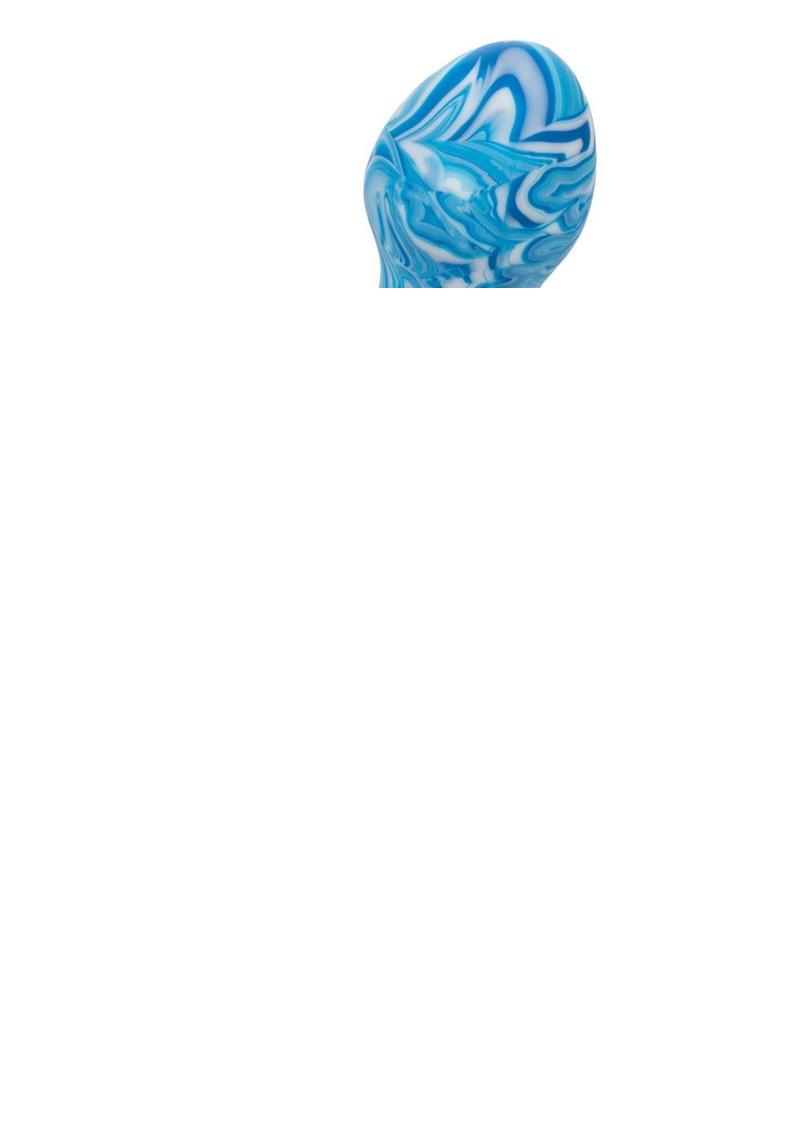 Twisted Love Twisted Bulb Tip Probe Silicone Anal Probe - Blue