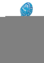 Twisted Love Twisted Bulb Tip Probe Silicone Anal Probe - Blue