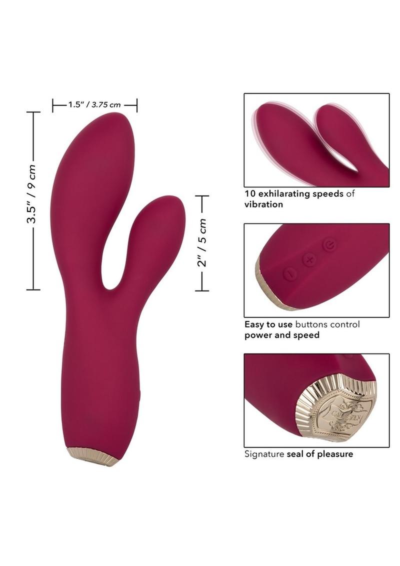 Uncorked Cabernet Silicone Rechargeable Rabbit Vibrator