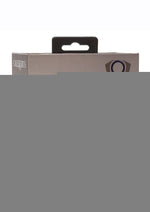 Viceroy Dual Ring Silicone Cock Ring - Blue