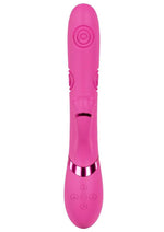 Vive Fiore Silicone Rechargeable Triple Motor G-Spot Air Wave Vibrating and Tapping Flared Clit Stimulator