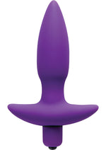 Vogue Aria Vibrating Silicone Anal Plug - Purple - Small
