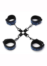 WhipSmart Deluxe Hogtie - Black/Blue