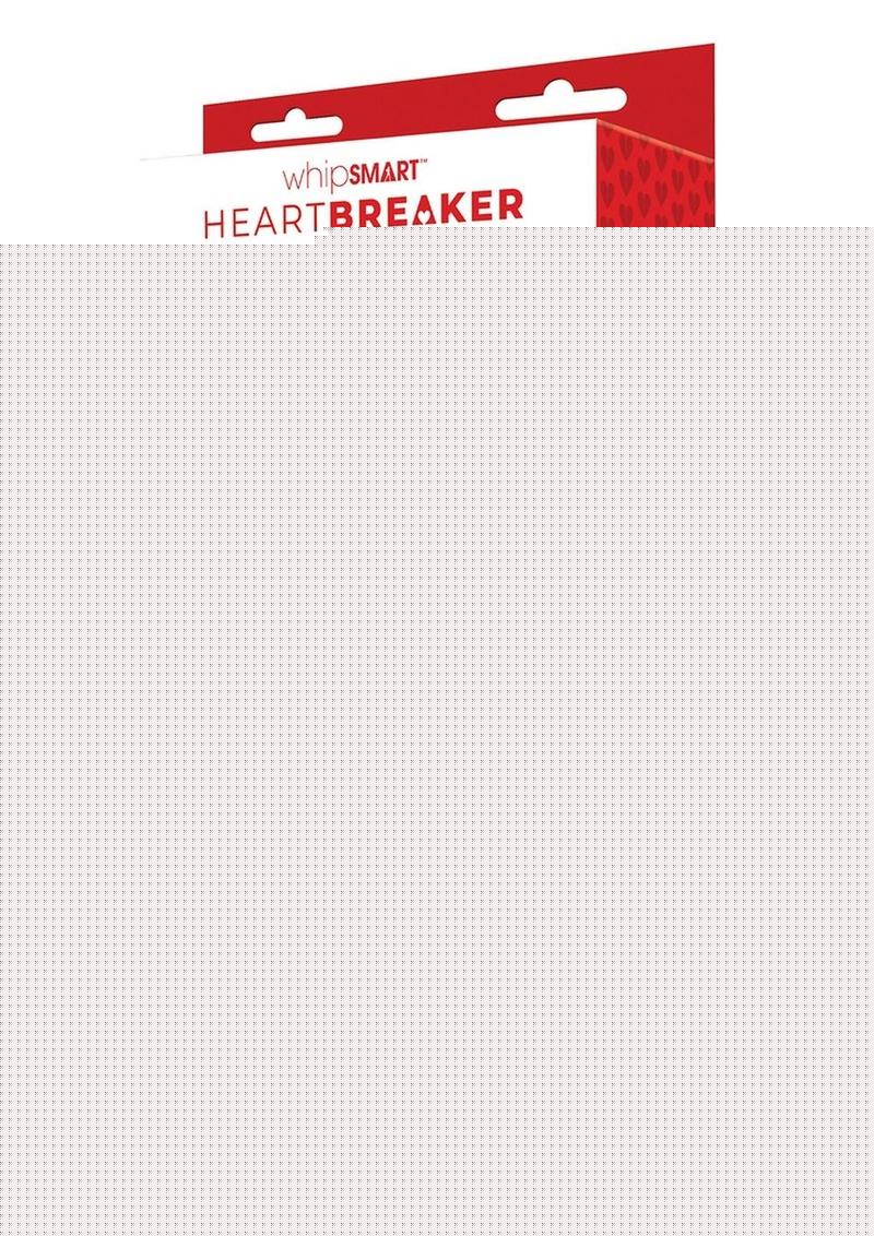 WhipSmart Heartbreaker Buckle Cuff - Black/Red