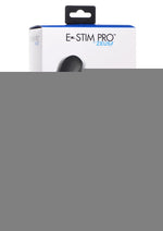 Zeus Vibrating and E-Stim Rechargeable Silicone Dildo with Remote Control - Black - 7.9in